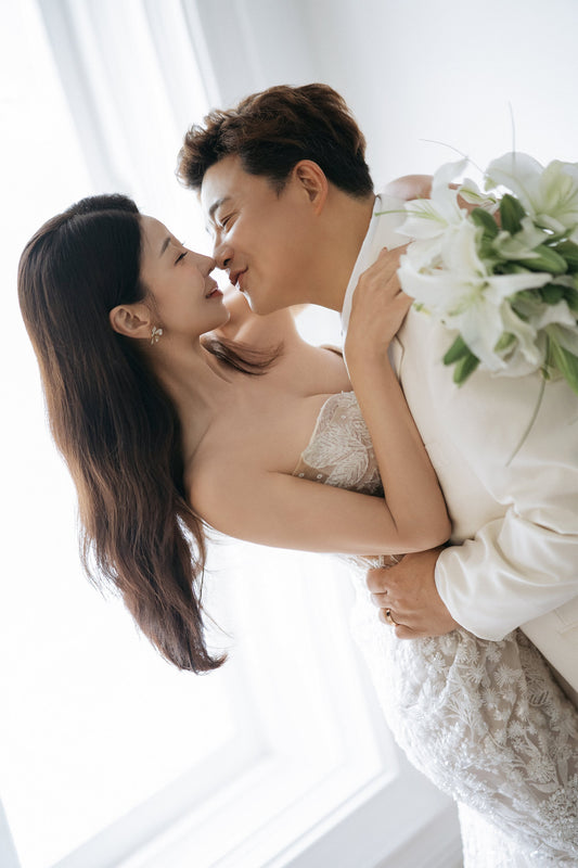 개그맨 윤정수 아나운서 원진서 웨딩화보